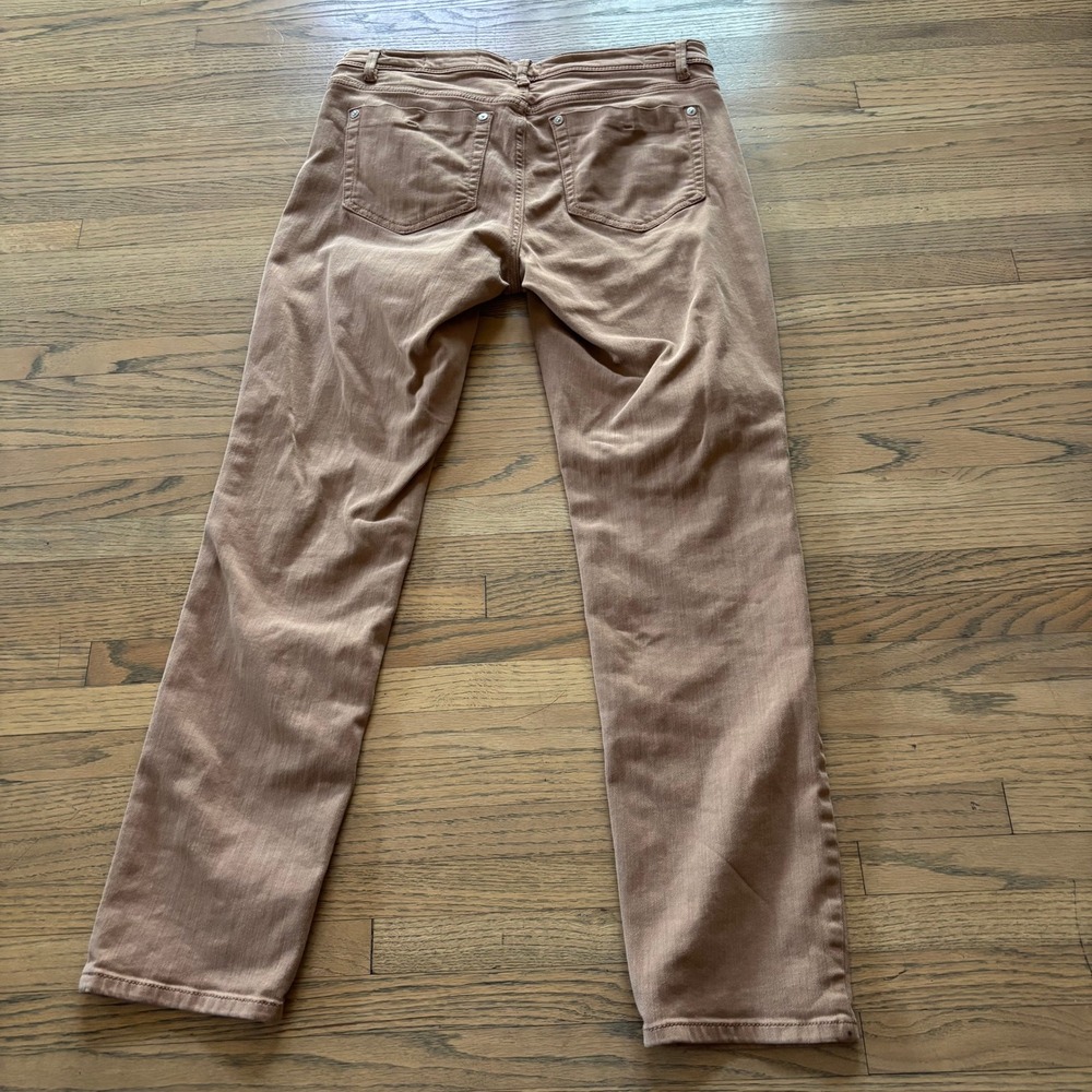 J.Jill Authentic Fit Slim Ankle Pants Womens 6 Brown Tan Stretch Denim Jeans - Picture 8 of 8